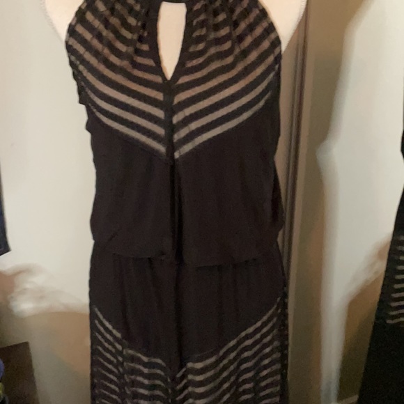 London Times Floor Length Black Dress, Size 10 - Picture 3 of 9